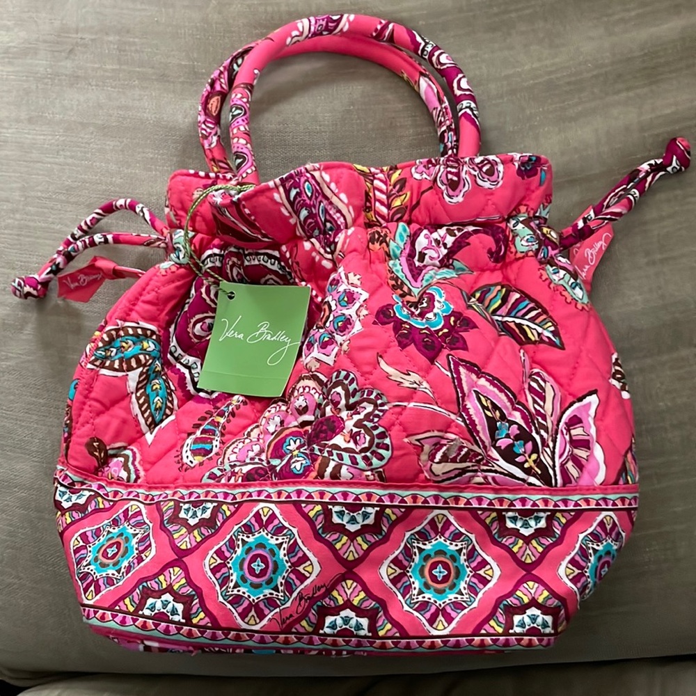Vera Bradley Emma Satchel in Call Me Coral